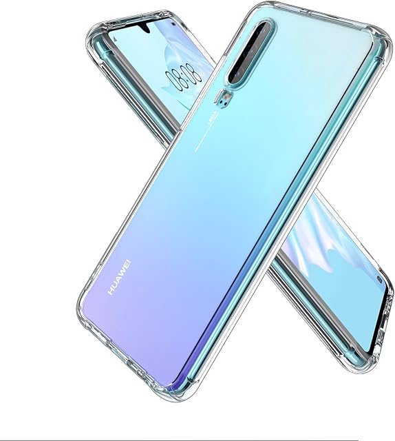 ULuck Case Compatible with Huawei P30, Crystal Clear Anti-Yellow Ultra Slim Soft TPU Silicone Shockproof, Anti-Scratch phone Case Cover - Pure Clear (6.1 inch)