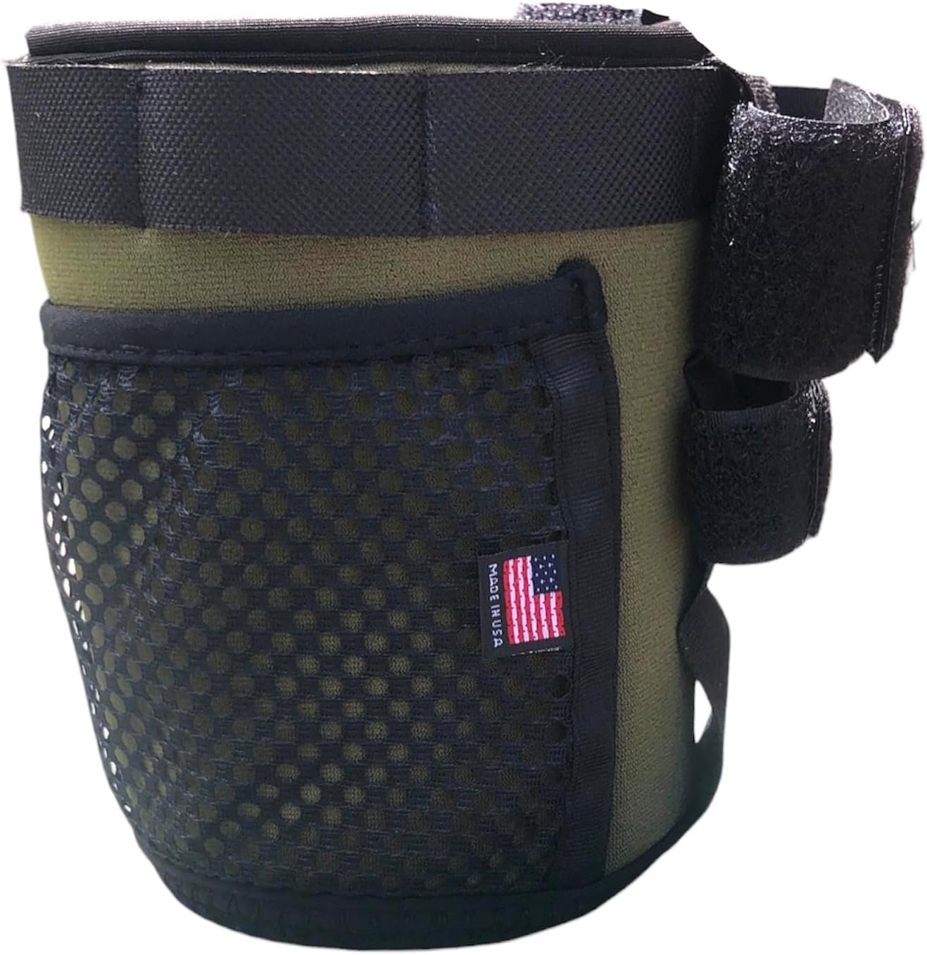 Bike Water Bottle Holder - E-Bike Drink Holder & Phone Mount with Mesh Front Pocket, Insulated Neoprene Bike Cup Holder for Cruiser, Mountain, Road Bikes, Scooters, Mobility Scooters - Charcoal Gray