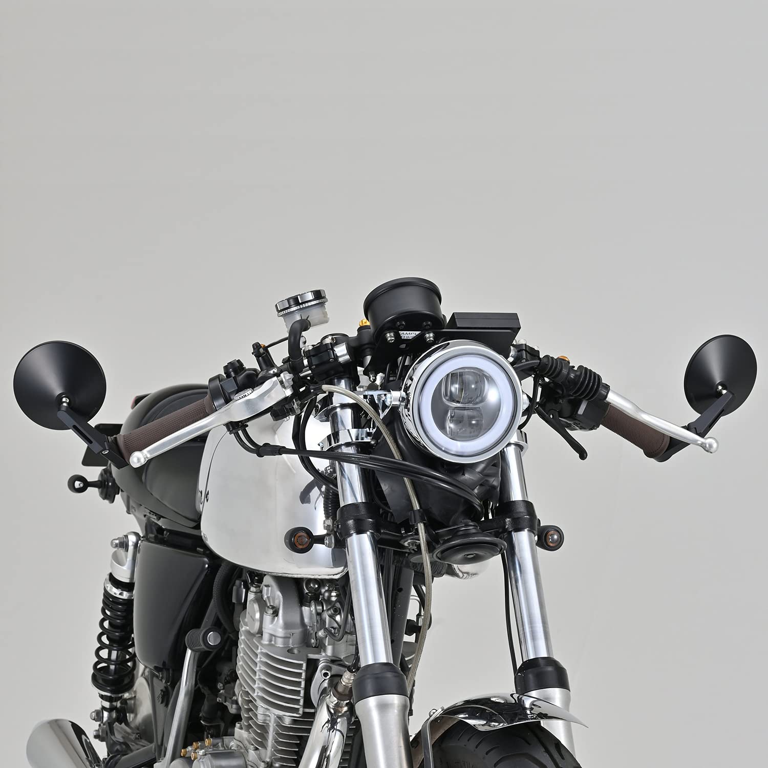 DAYTONA coppia specchietto bar-end a manubrio corto DM10, omologazione E