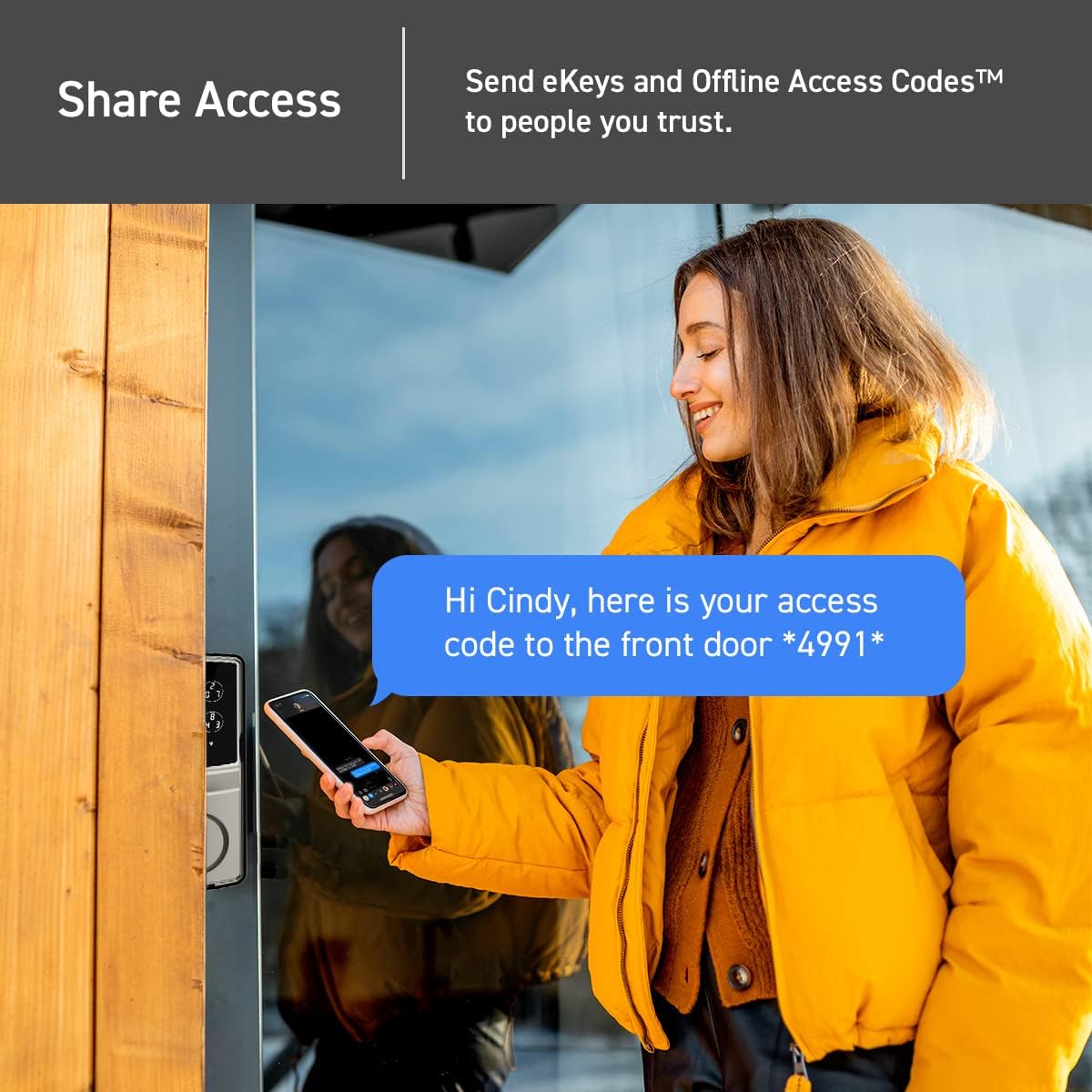 Buy Lockly Secure Plus Deadbolt, RFID Card Smart Lock, Fingerprint Door