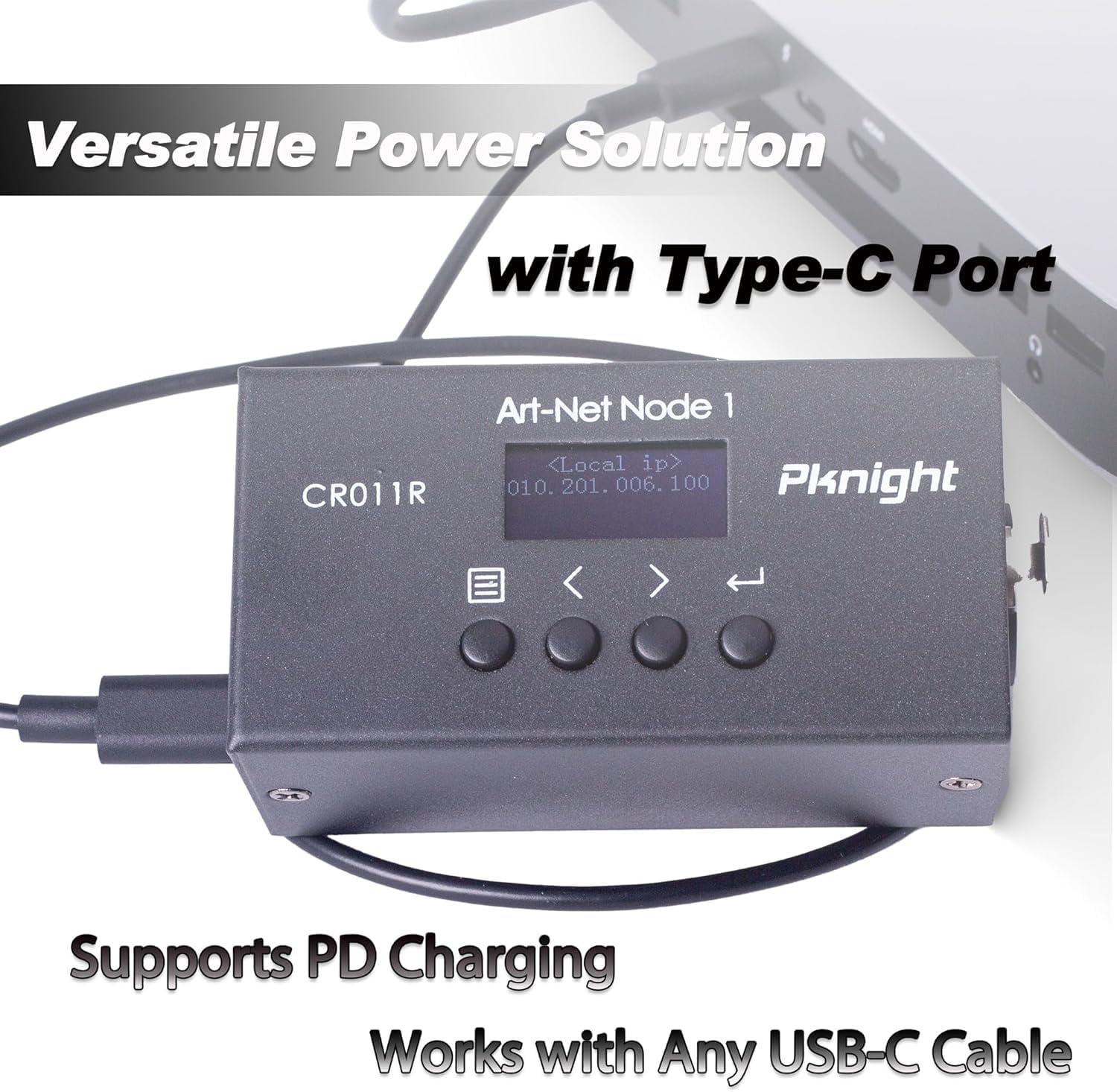 Pknight CR011R-3pin powered via USB-C