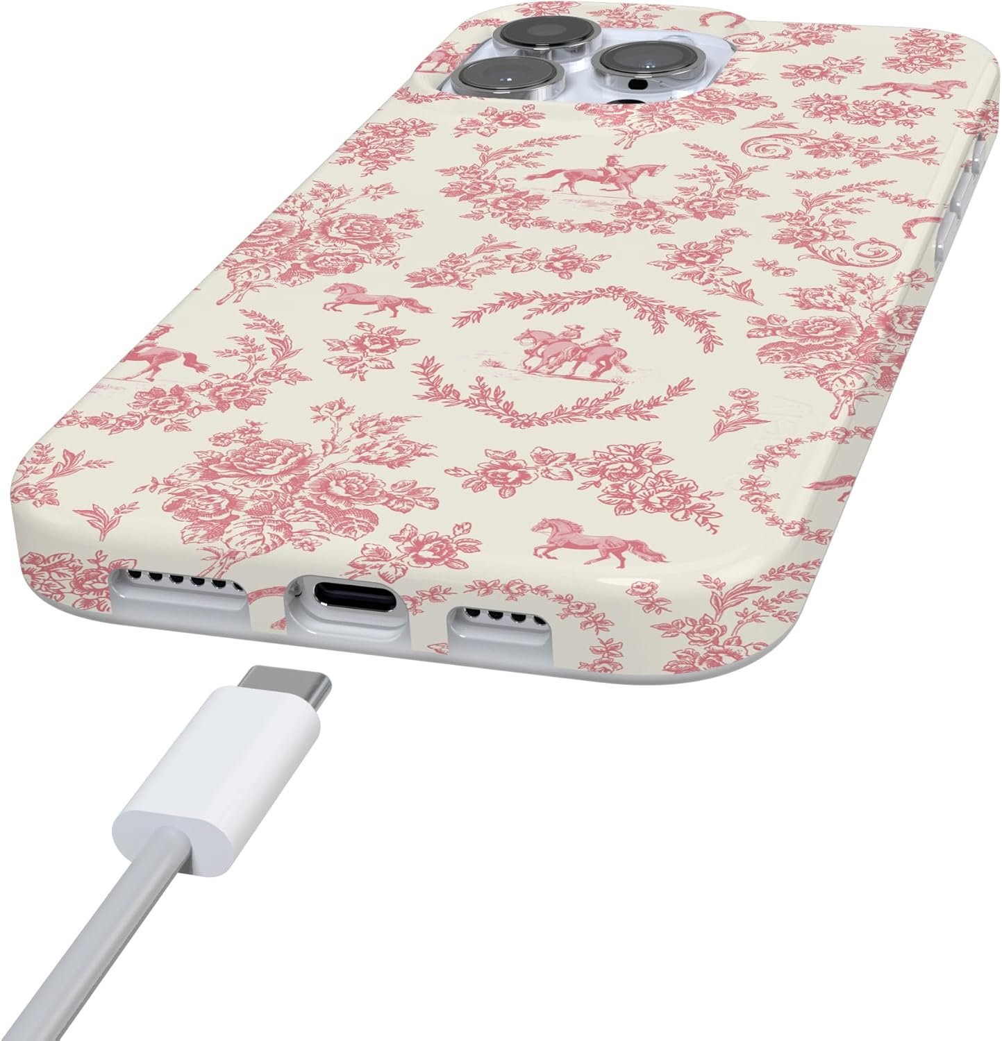 Casely iPhone 16 Pro Case | Western Bloom | Jenna Palek x Casely | Compatible with MagSafe | Classic Ultra Slim Design