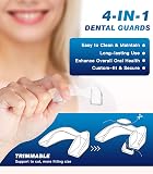Anti Grinding Guard, 4 Pack/Small Size, Mouth Guard for Grinding Teeth at Night, Transparent