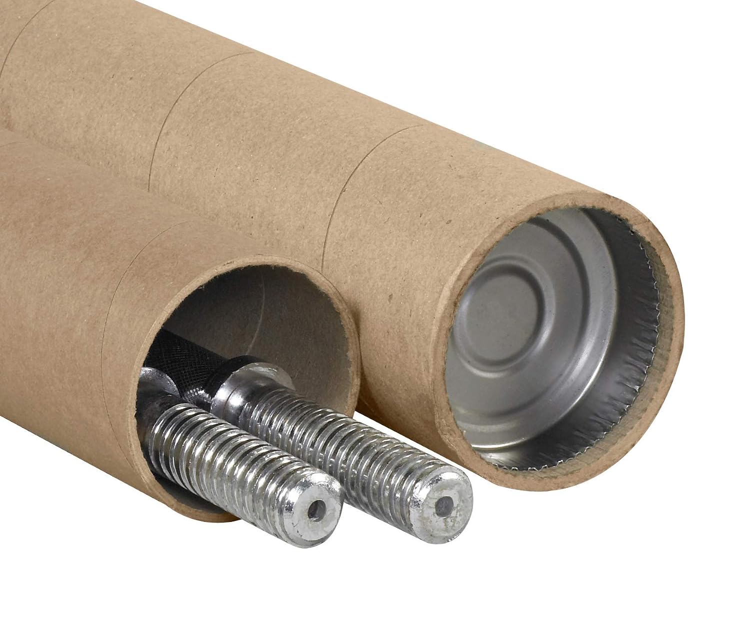 Partners Brand PP47512AT Adjustable Tubes, 4 3/4" x 60-120", Kraft (Pack of 15)