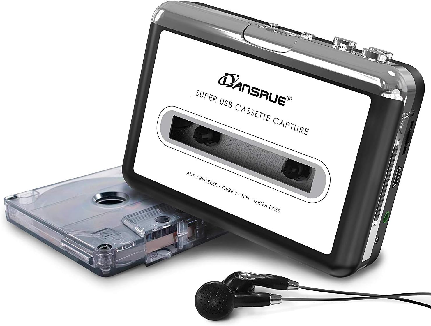 Cassette to MP3 Converter, USB Cassette Player Recorder to