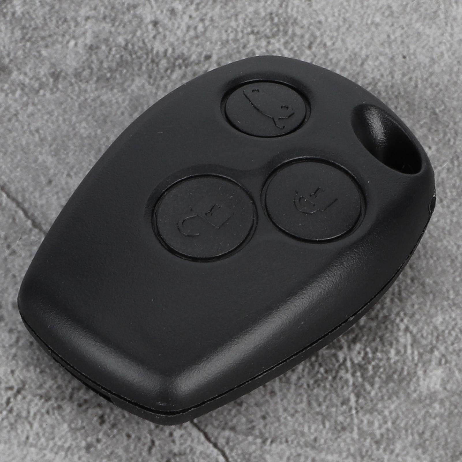 Guscio Chiave a Distanza 3 Pulsanti Custodia Portachiavi Sostitutiva per Auto, per Renault Duster Sandero Dacia Logan Clio Captur Laguna Scenic, Modello 1