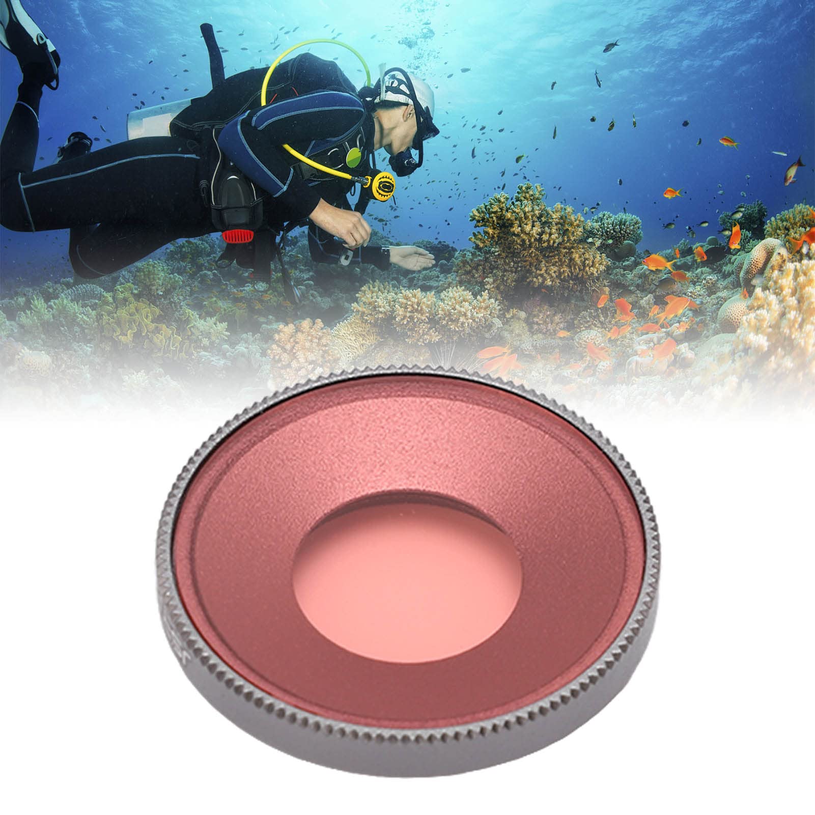 Filtro Rosa Per Immersioni Action Camera 3: Correzione Colore Subacquea E Qualità HD - Foto 13