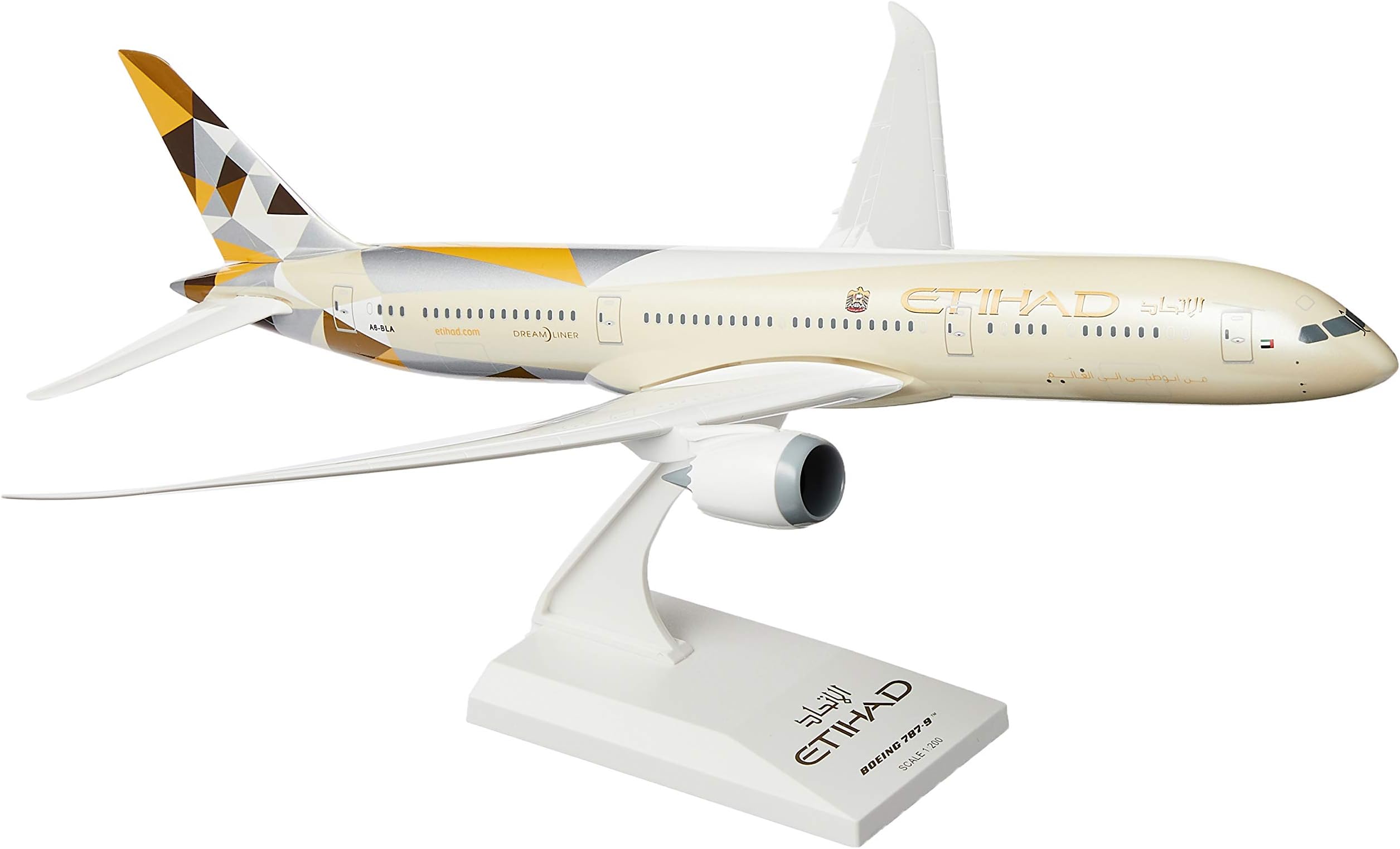Daron SKR834 Etihad 787-9 Airplane Model