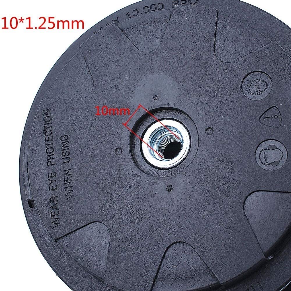 Cortadora de césped Cabezal de línea dual M10 * 1.25 para Echo Husqvarna Desbrozadora Cortadora de hilo Cabezal de alimentación por golpes
