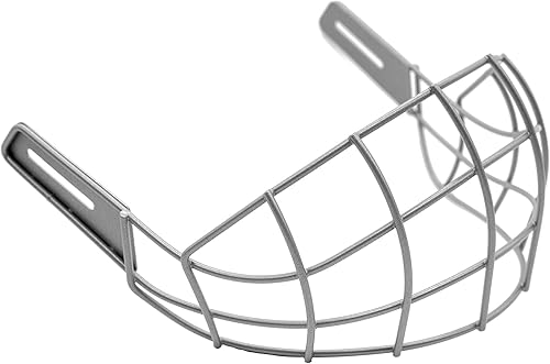 Wargate Protector de protección facial inferior de hockey (casco de hockey para adultos mayores y accesorio de máscara)
