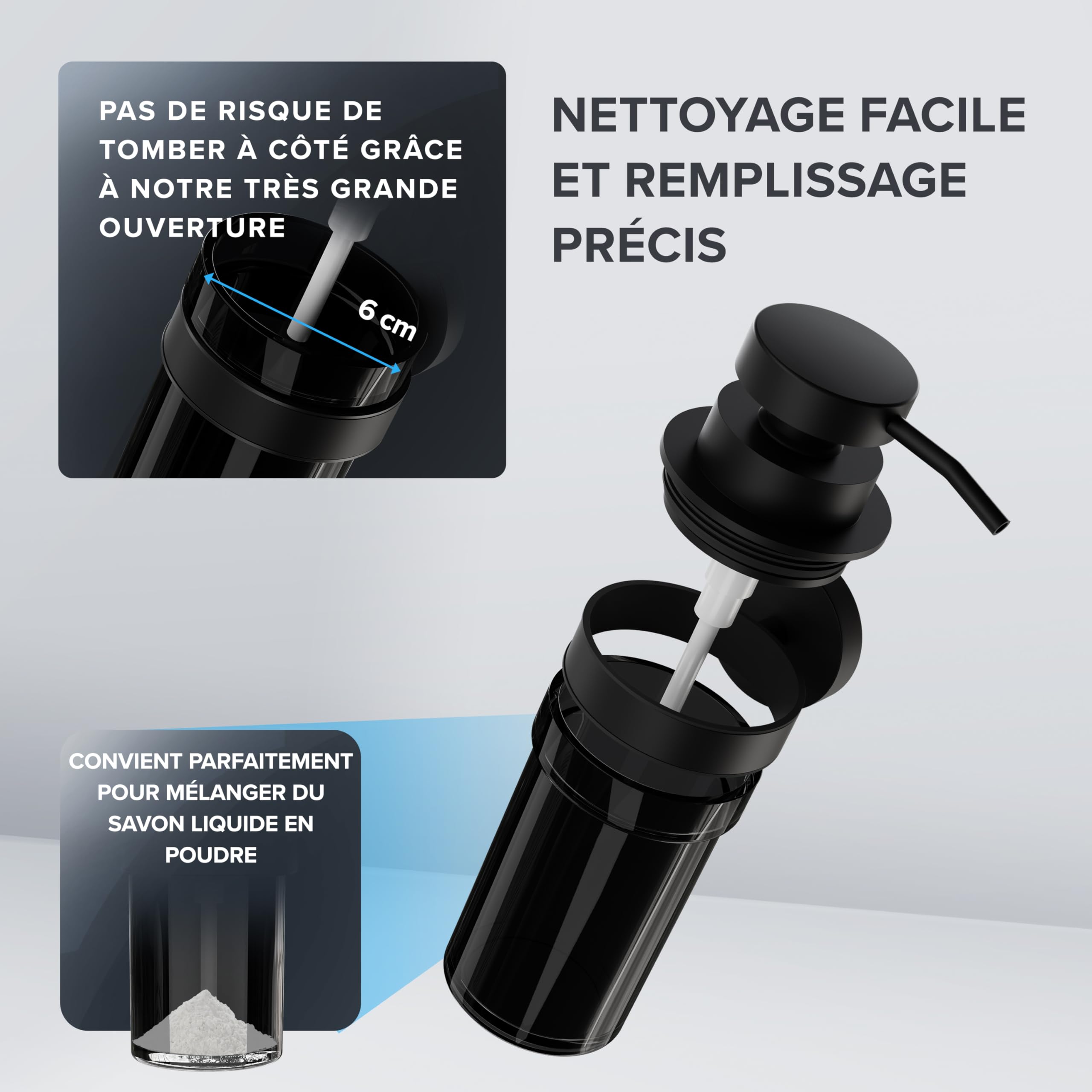 Viverso X One Distributeur De Savon Pour Montage Mural PVD Or Brossé