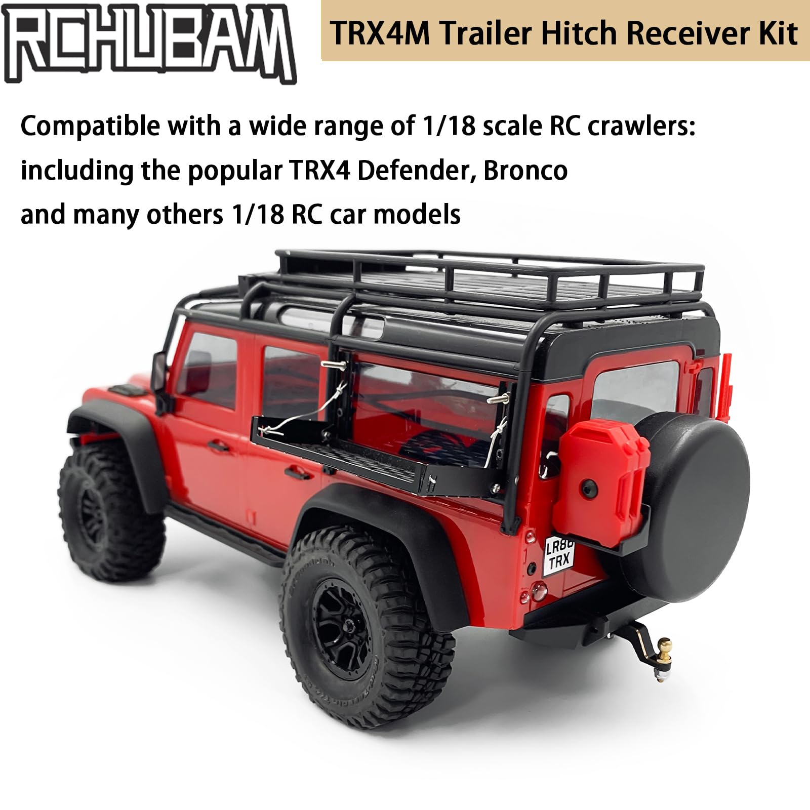 Kit Sollevamento +1/4 Per Traxxas TRX4M 1/18 - Aggiornamento Bronco Defender, FLYXM