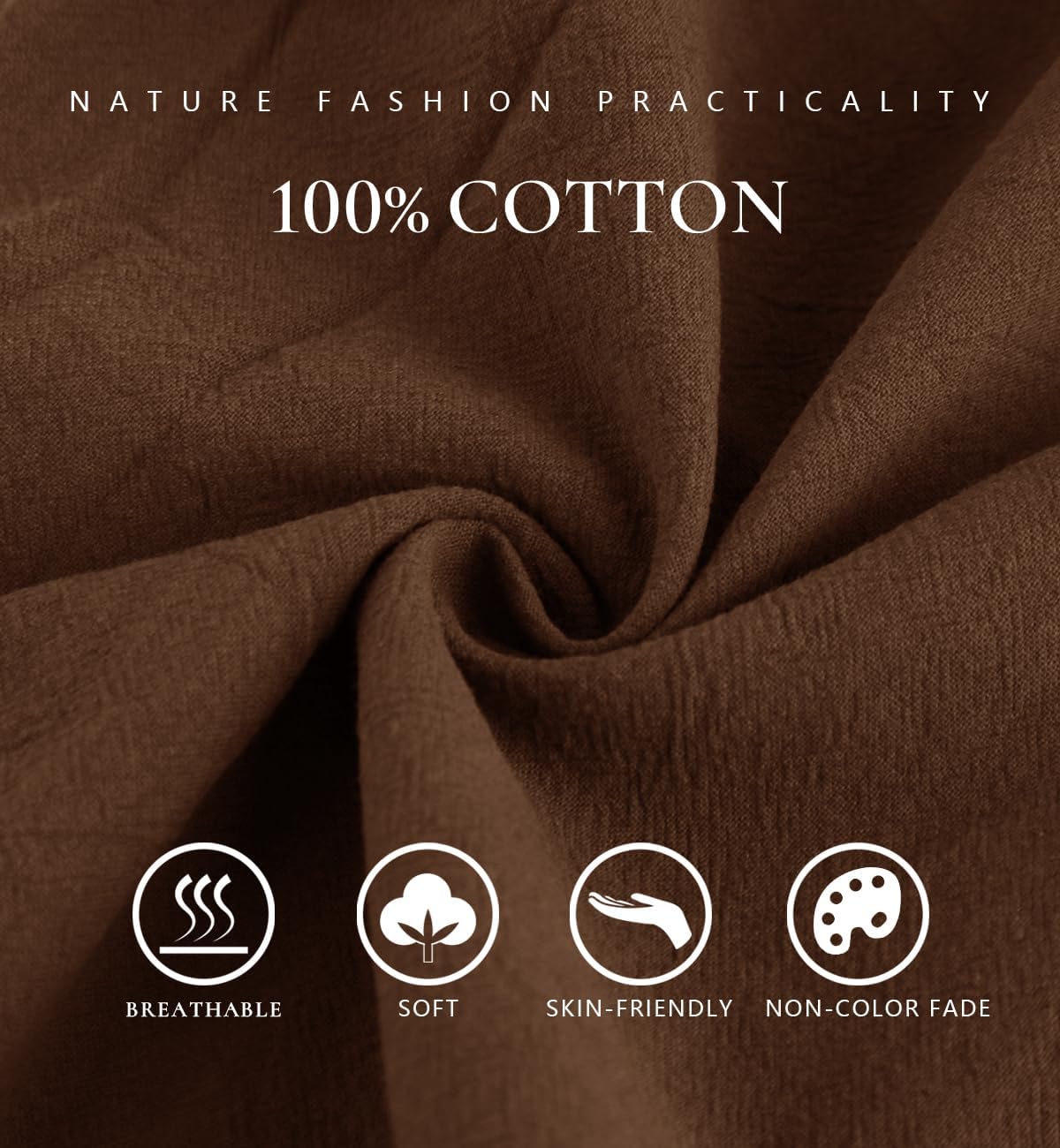 Les umes Women's Cotton Wide Leg Pants High Waist Plus Size Harem Trousers Cropped with Pockets Elastic Waist Casual Summer - Image 6