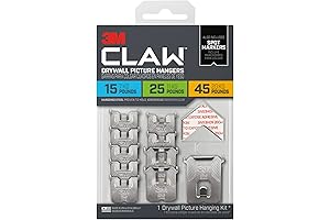 3M Claw Hooks for Drywall: Hang Artwork Effortlessly and Securely