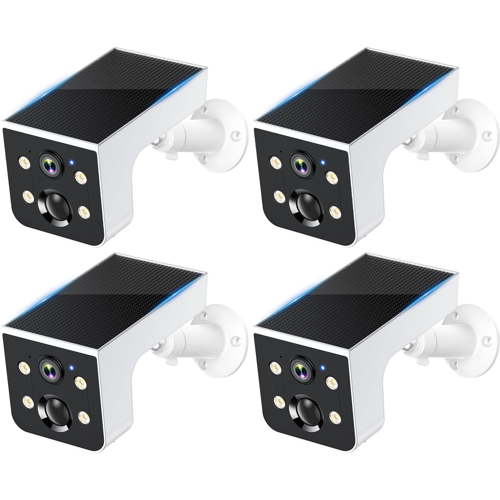 Thybro Solar Camera Outdoor Wireless 4 Pack - 2K HD, AI Motion Detection, Easy Setup, Waterproof, Color Night Vision, Two-Way Audio, Wi-Fi, Outdoor Surveillance for Yard & Driveway-image-17