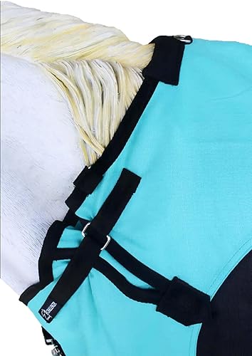 Vista 36 de 76 "1200D Participación Impermeable Caballo de Lluvia Hoja Luz Invierno Manta 382B negro verde lima