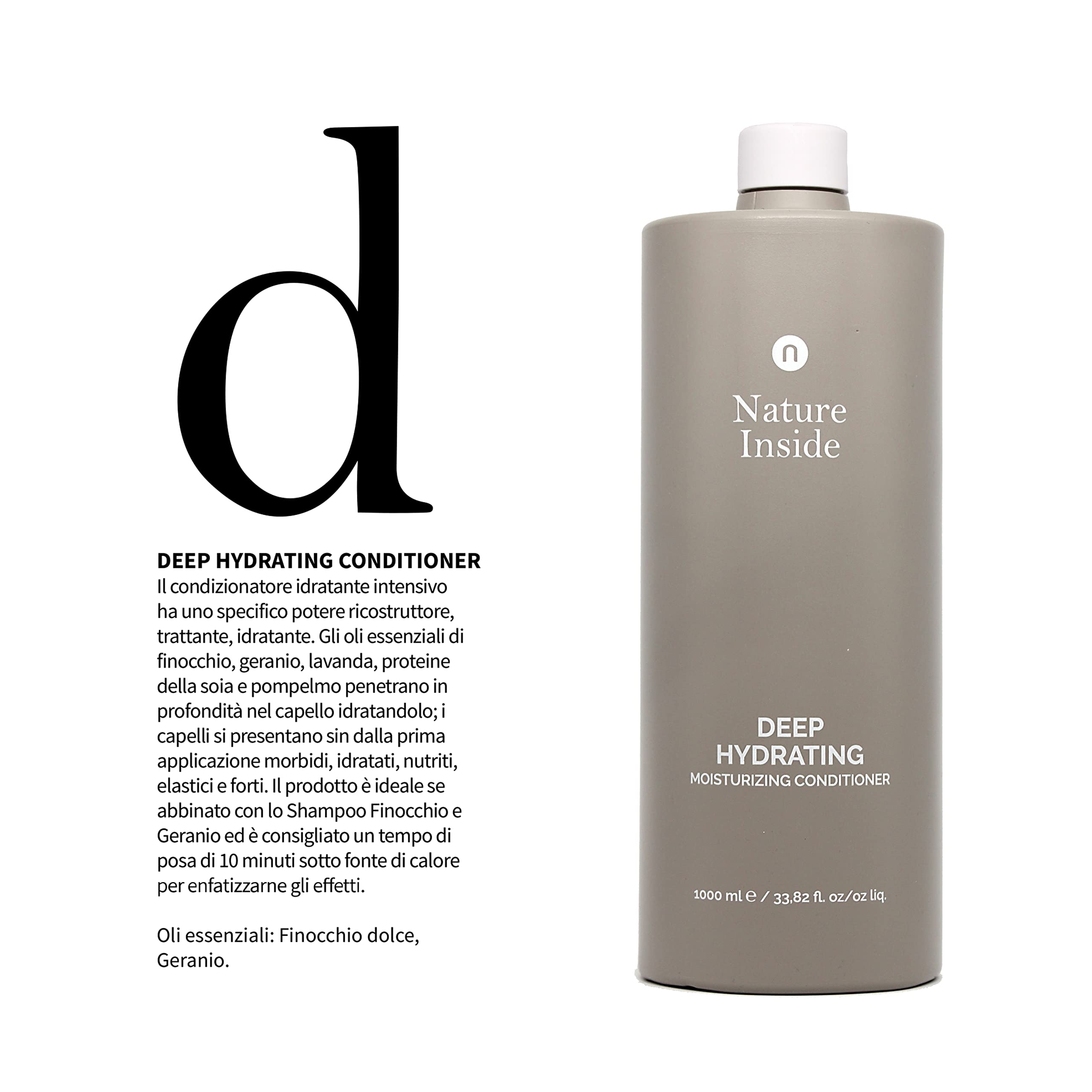 Naturalmente DEEP HYDRATING Maschera Idratante 1000 ml