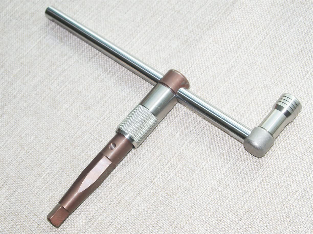 Chiave mandrino tornio, Toosmlie, 7/16 pollici, quadrato 11 mm, coppia regolabile, acciaio legato, forma a T, risparmio di manodopera veloce grande potenza, fresatrice di lavorazione