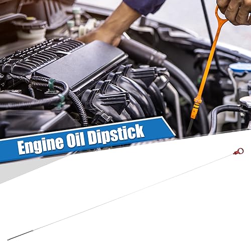 Miniatura 2 de X AUTOHAUX 1 unids aceite de motor varilla de nivel de líquido de aceite de motor para Chrysler 300 2006 2011