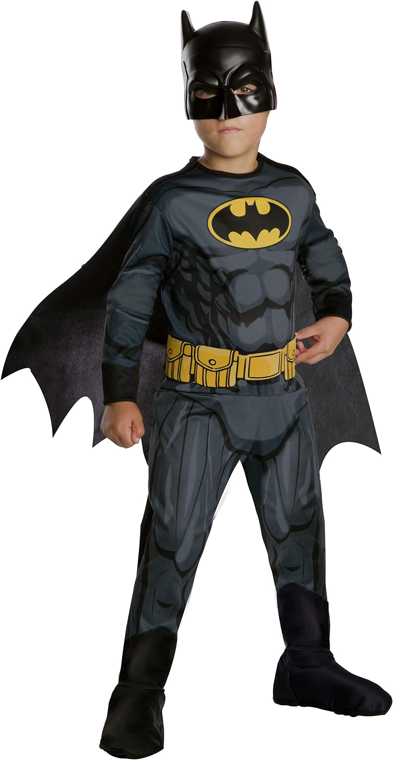 Rubie'S Costume Boys Dc Comics Batman Costume, Small, Multicolor