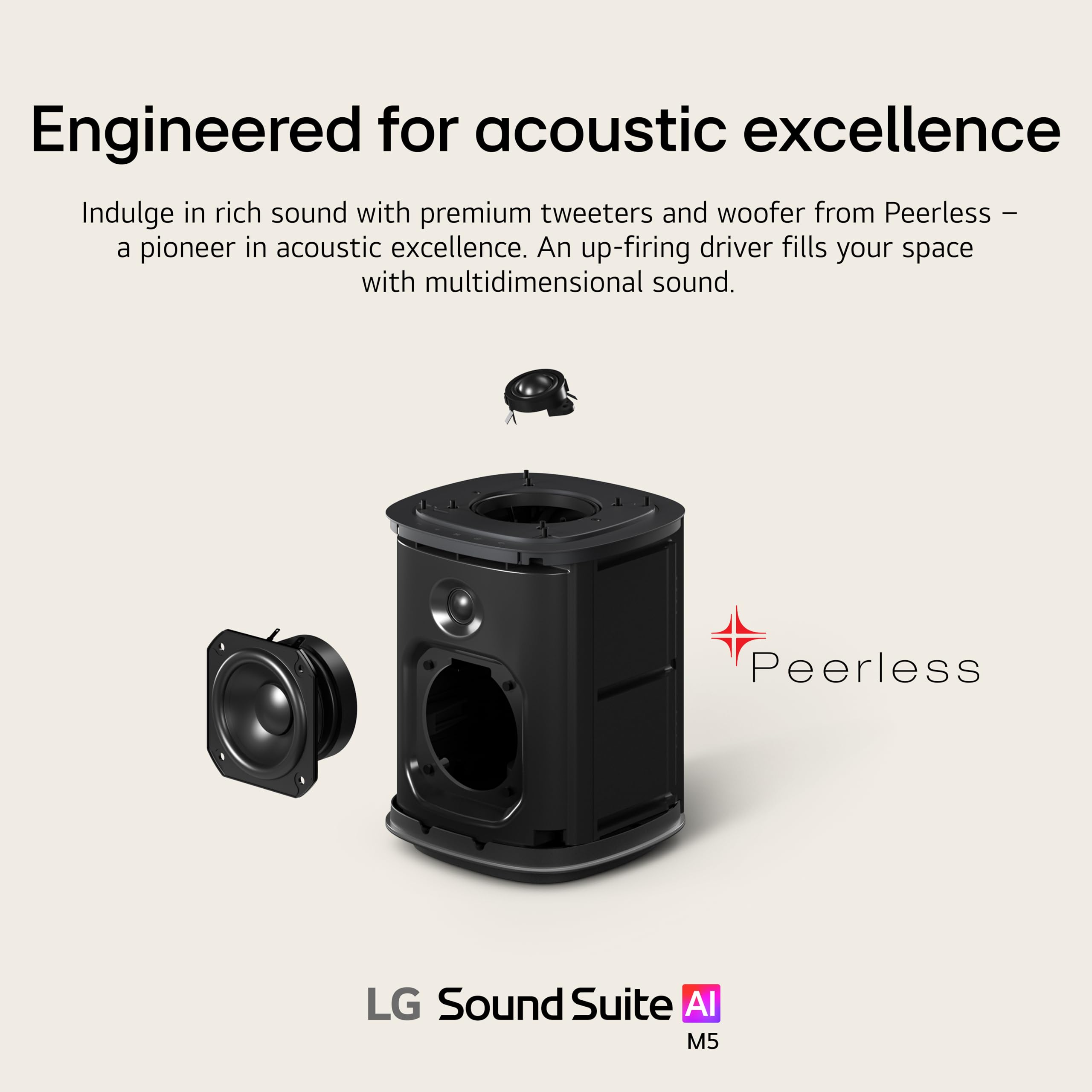 スピーカー・ウーファー LG WIRELESS SPEAKER Amazon.com: LG M5 Sound Suite Wireless Speaker with Dolby Atmos