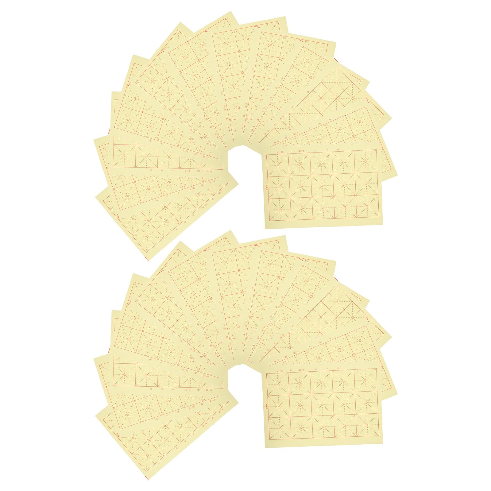 Papel de arroz chino con cuadrícula TOKIDNY 200 hojas para caligrafía en casa 8