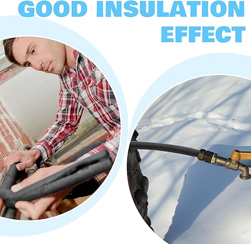 Vista 33 de Amylove 12 tubos de espuma de 3.3 pies, tubo de espuma aislante, tubo de agua aislante, piscina, fideos de natación, tubos de preservación de calor