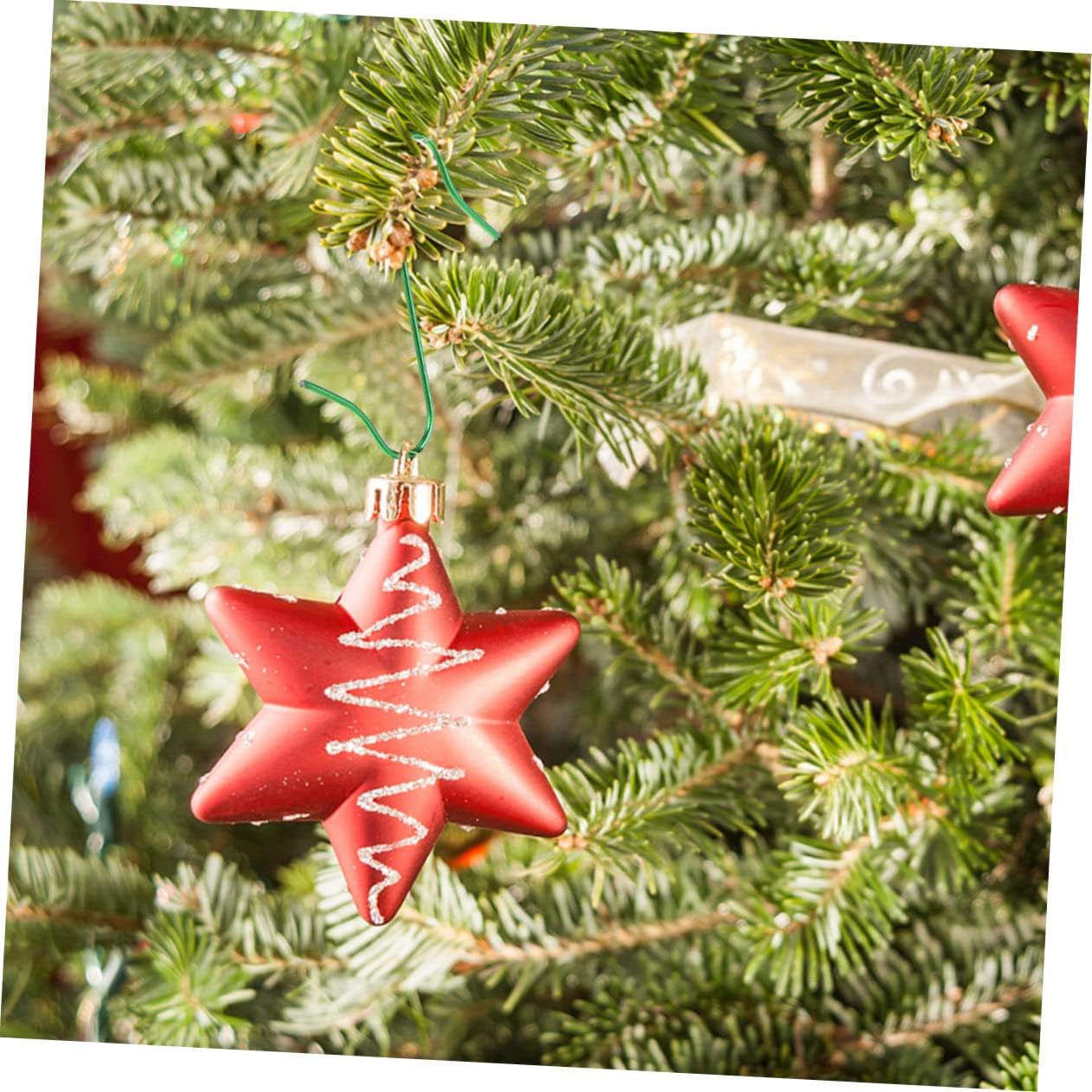 STOBAZA 300pcs Christmas Wreath Hooks Creative Metal Hangers for Xmas Tree Decorations Hanging Hooks for Ornaments for Holiday Decor and Everyday Use