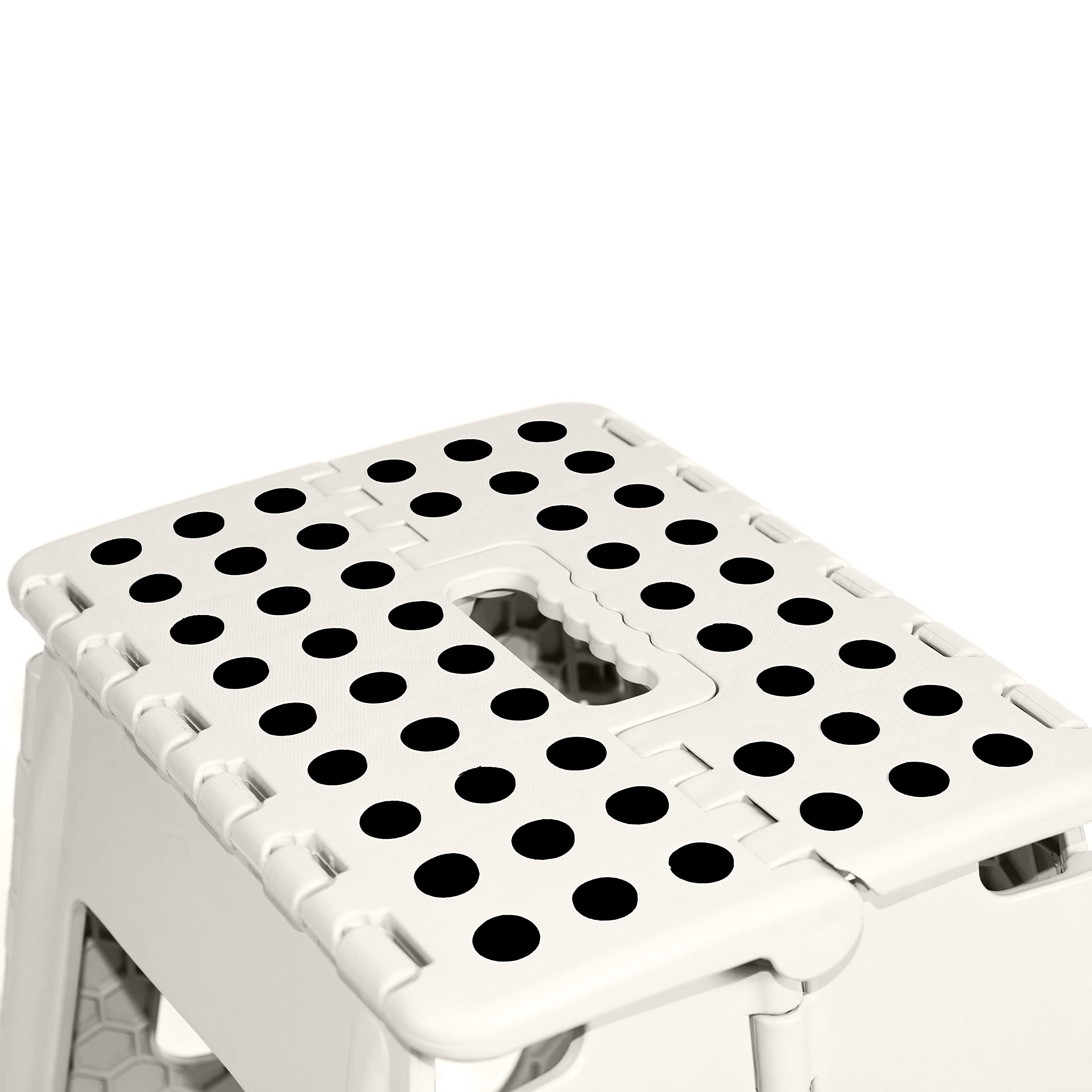 JEVX Sgabello pieghevole da cucina, 45 cm, sgabello da bagno, panca pieghevole alta