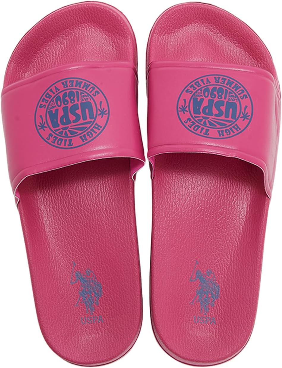 U.S. POLO ASSN Women's Lelin Glb Wmn Slides