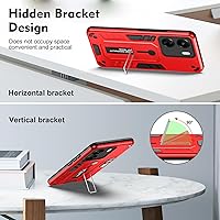 Vista 3 de Funda compatible con Xiaomi Poco M5s 4G, soporte integrado compatible con Redmi Note 10 4G Note 10S 4G Note 11 SE (India) funda protectora