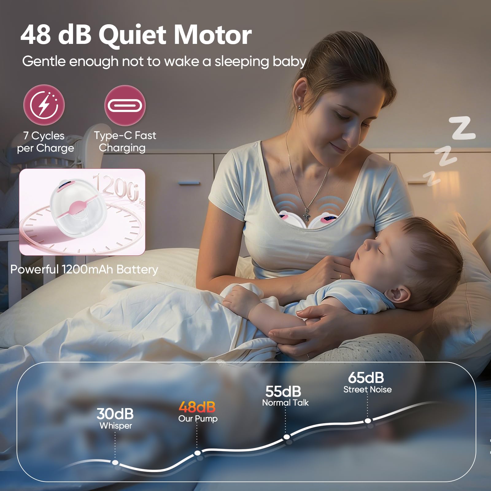 Tiralatte elettrico a mani libere, 2 tiralatte da 180 ml con grande capacità, 3 modalità e 15 livelli; tiralatte portatile con display LED, funzione memoria e spegnimento automatico