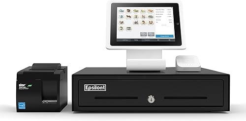 Star Micronics TSP143III - Impresora de recibos USB soporte para iPad de 102 y 105 pulgadas cajón de efectivo Epsilont compatible con cuadrado blanco