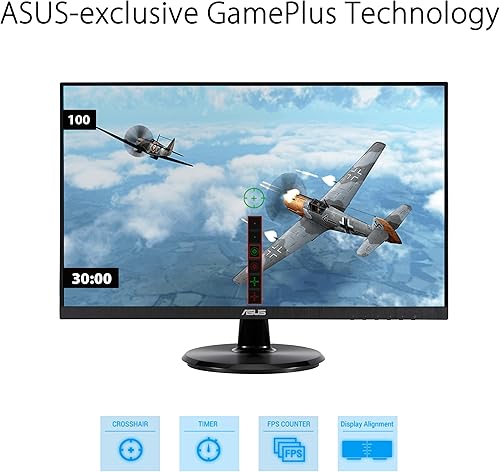 Miniatura 5 de ASUS Monitor de cuidado ocular 1080P de 27" (VA27DQF) - IPS, Full HD, sin marco, 100Hz, 1ms, sincronización adaptativa, para trabajar y jugar, luz