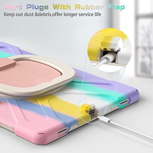 Miniatura 41 de Funda resistente para Galaxy Tab S10 Ultra 2024/S9 Ultra 2023/S8 Ultra 2022, funda híbrida resistente con soporte para bolígrafo S, funda a prueba