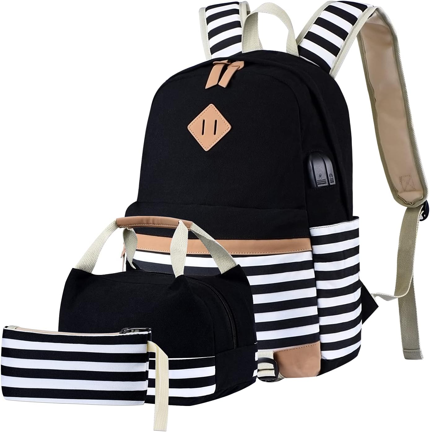 one stripe backpack