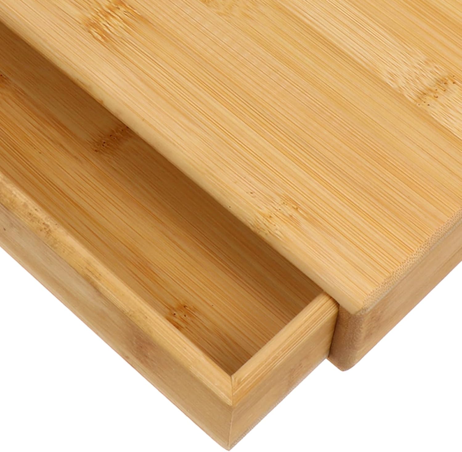 Cabilock Wooden Tea Cake Storage Box Drawer Style Single Layer Pu-erh Tea Leaf Packaging Chest with Vent Holes for Home