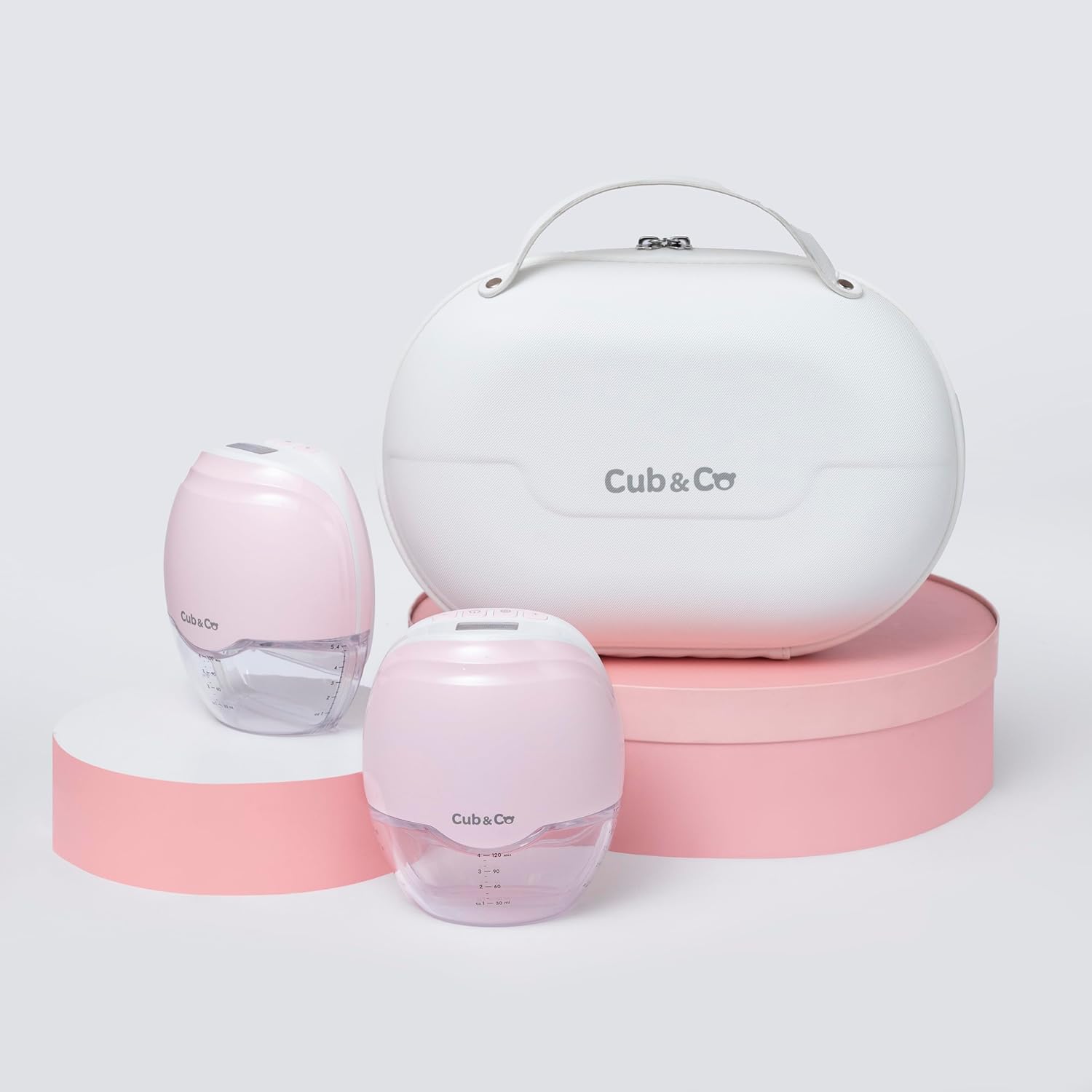 Wearable Hands-Free Breast Pump – Portable Electric Breastfeeding Pump with Multiple Suction Modes, Leakproof Design, LED Display & Travel Case – 120 Milliliters Capacity Wearable Hands-Free Breast Pump – Portable Electric Breastfeeding Pump with Multiple Suction Modes, Leakproof Design, LED Display & Travel Case – 120 Milliliters Capacity