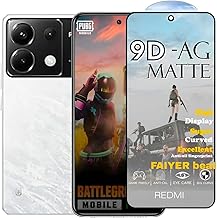 FAIYER BEAT Premium Tempered Glass for MI POCO X6 5G (matte finish glass, Pack of 1) Full Screen Coverage gaming matte Screen Protector Guard (Mi Poco x6 5g)