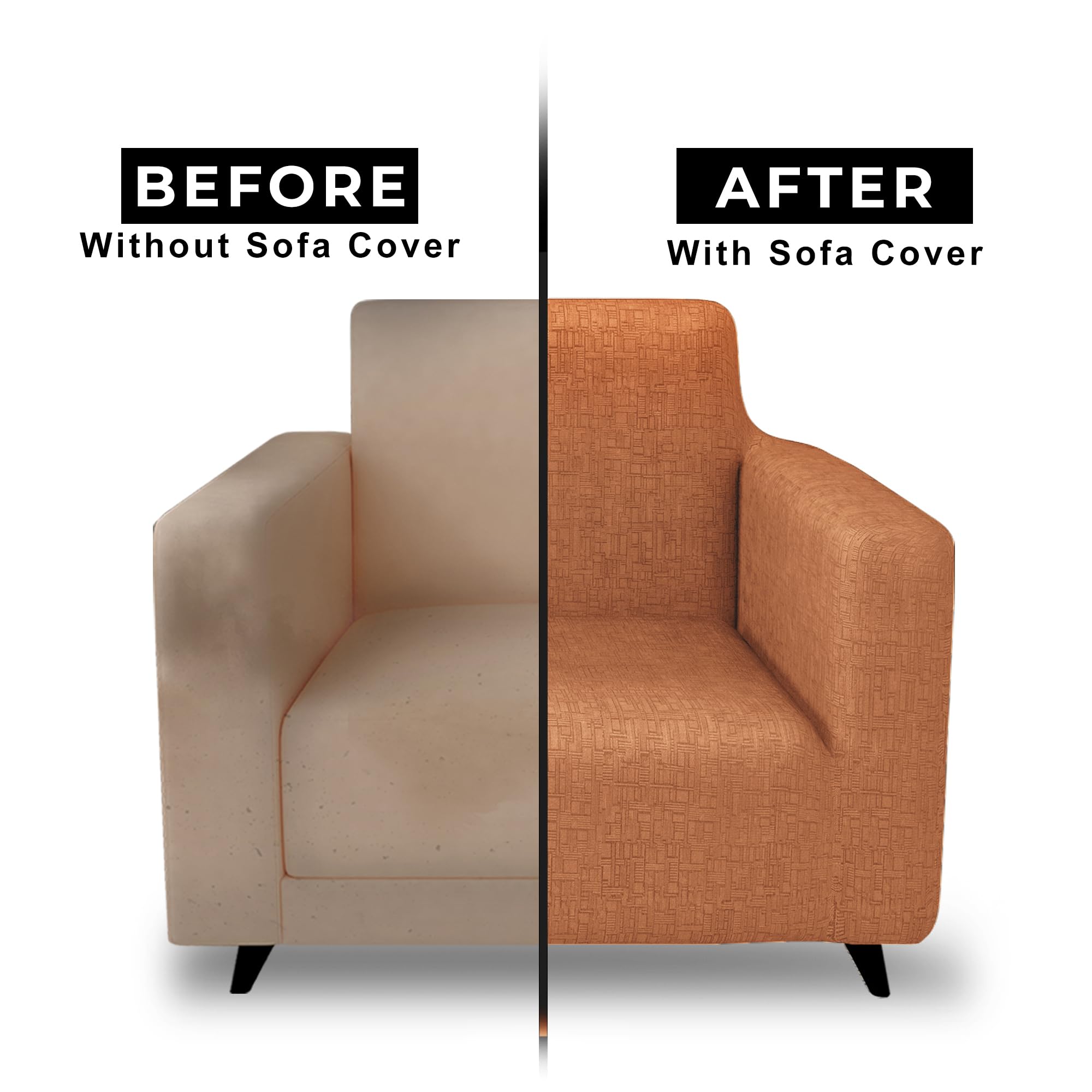 5 Seater Sofa Cover - Stretchable & Stylish -8