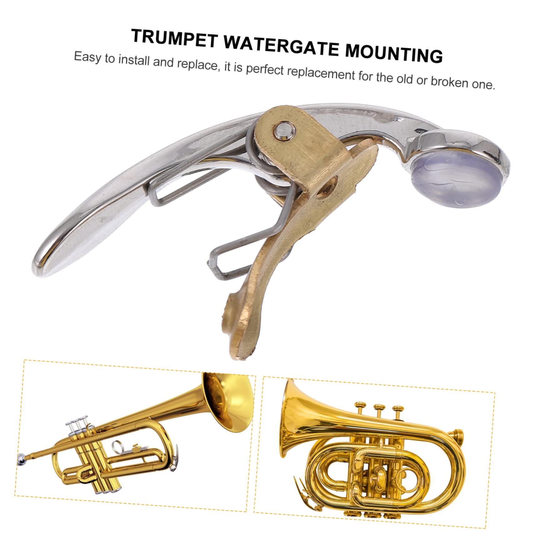 Trompeten Wasserklappe Aus Edelstahl - Langlebiger Ersatz Für Blasinstrumente