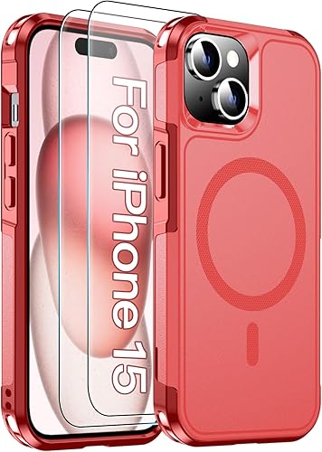 MOZOTER Funda diseñada para i 1 Pro con magnético, rojo