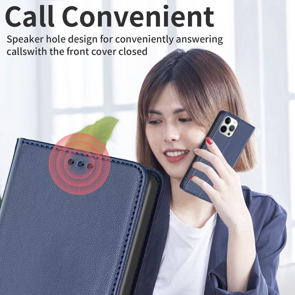 GLANDOTU – Cover In Pelle Per Nokia G21/G11, Custodia Flip Con Magnetica, Slot Per Schede, TPU Morbido E Antiurto, Kingdee - 3