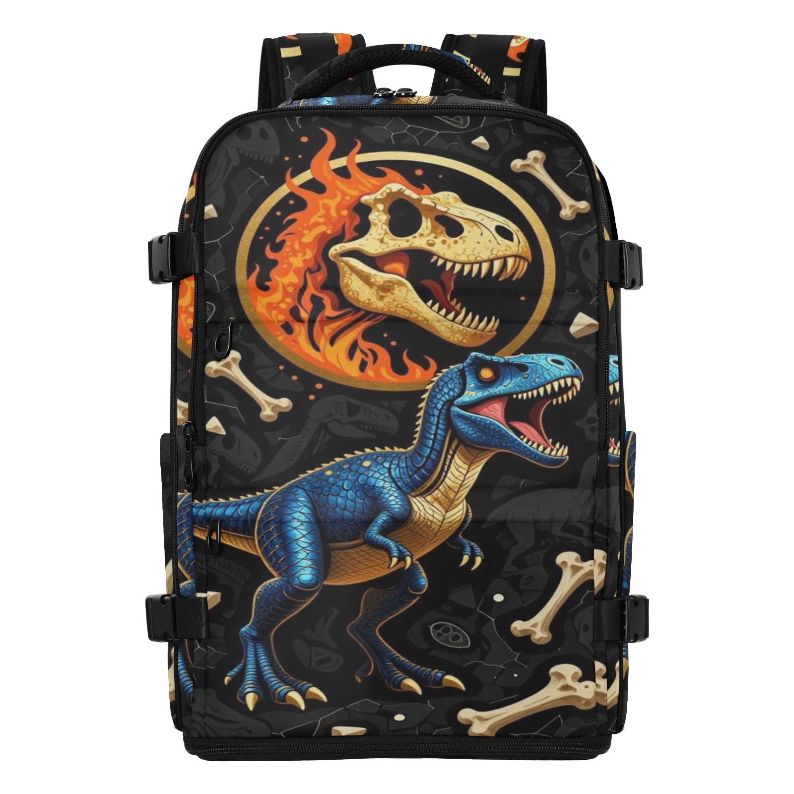 Plecak podróżny 15,6 torba na laptopa do szkoły 20 l | Elegancka męska torba podręczna ryczący dinozaur torba na laptopa 16 cali do samolotów mochilas para viajar 20 l