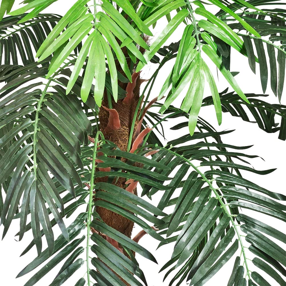Cocotier Palmier Plante Arbre Artificielle Artificiel Plastique 140 cm Decovego