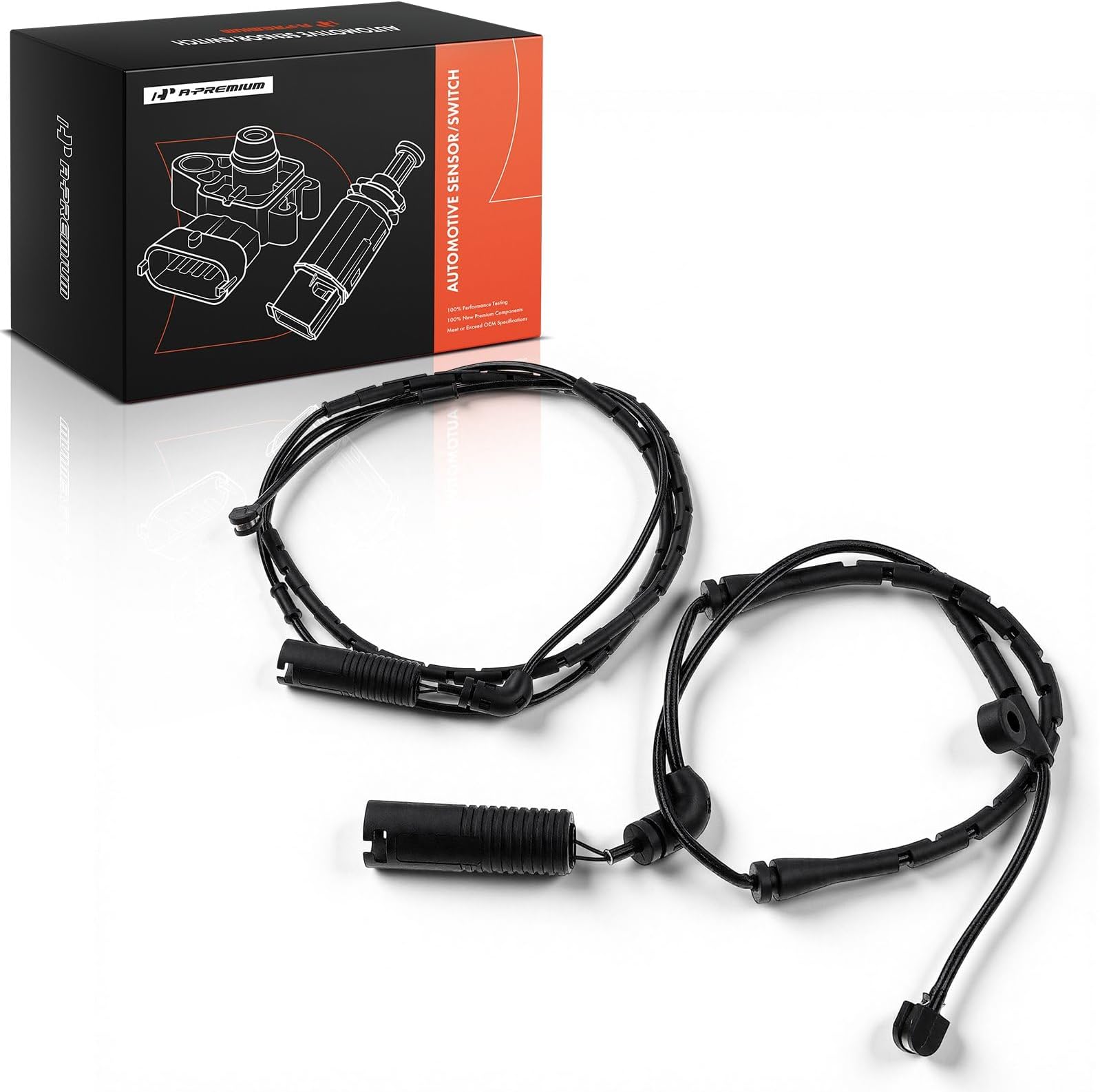 Front and Rear Brake Pad Wear Sensors Compatible with BMW Models