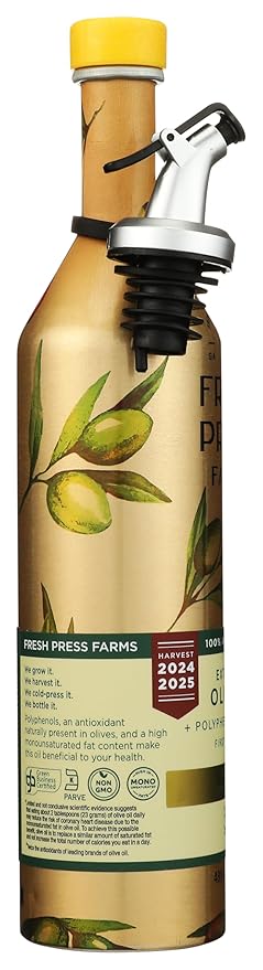 Aceite de Oliva Extra Virgen Fresh Press Farms 16.4 fl oz miniatura 4