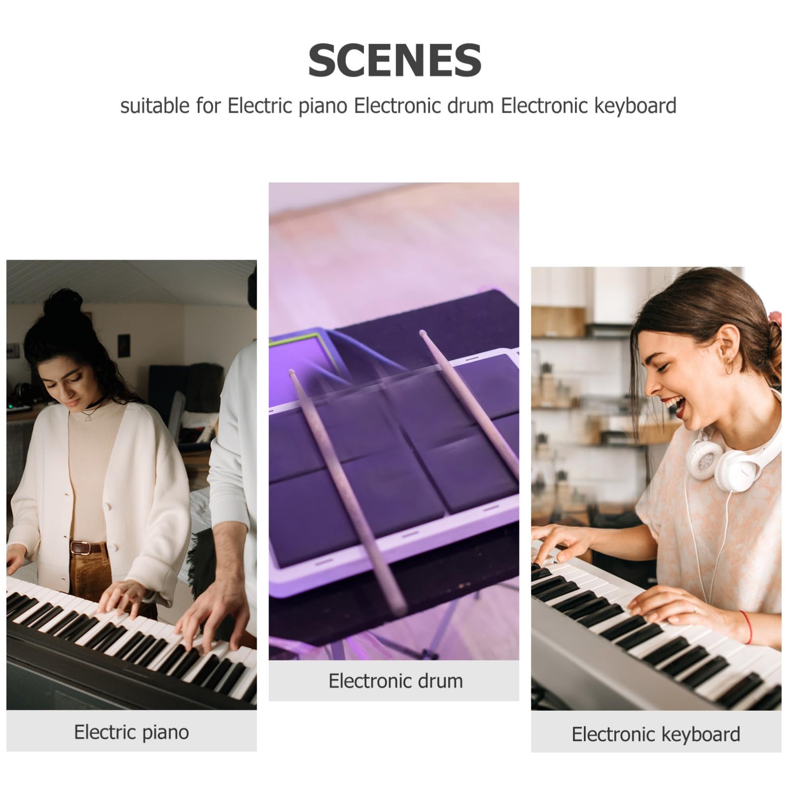 BESTonZON 3pezzi Cavo Midi Usb Da Metri Per Tastiera Elettronica Adattatore Professionale Per Pianoforte Su Pc e Laptop Trasmissione Dati Veloce e Stabile Compatibile Con e Play