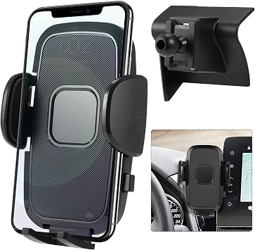 Car Cell Phone Holder Mount for Toyota Camry 2024 2023 2022 2021 LE XLE Hybrid SE XSE Accessories, Dashboard Bracket Compatible with 4.0"-7.0" Cell Phones