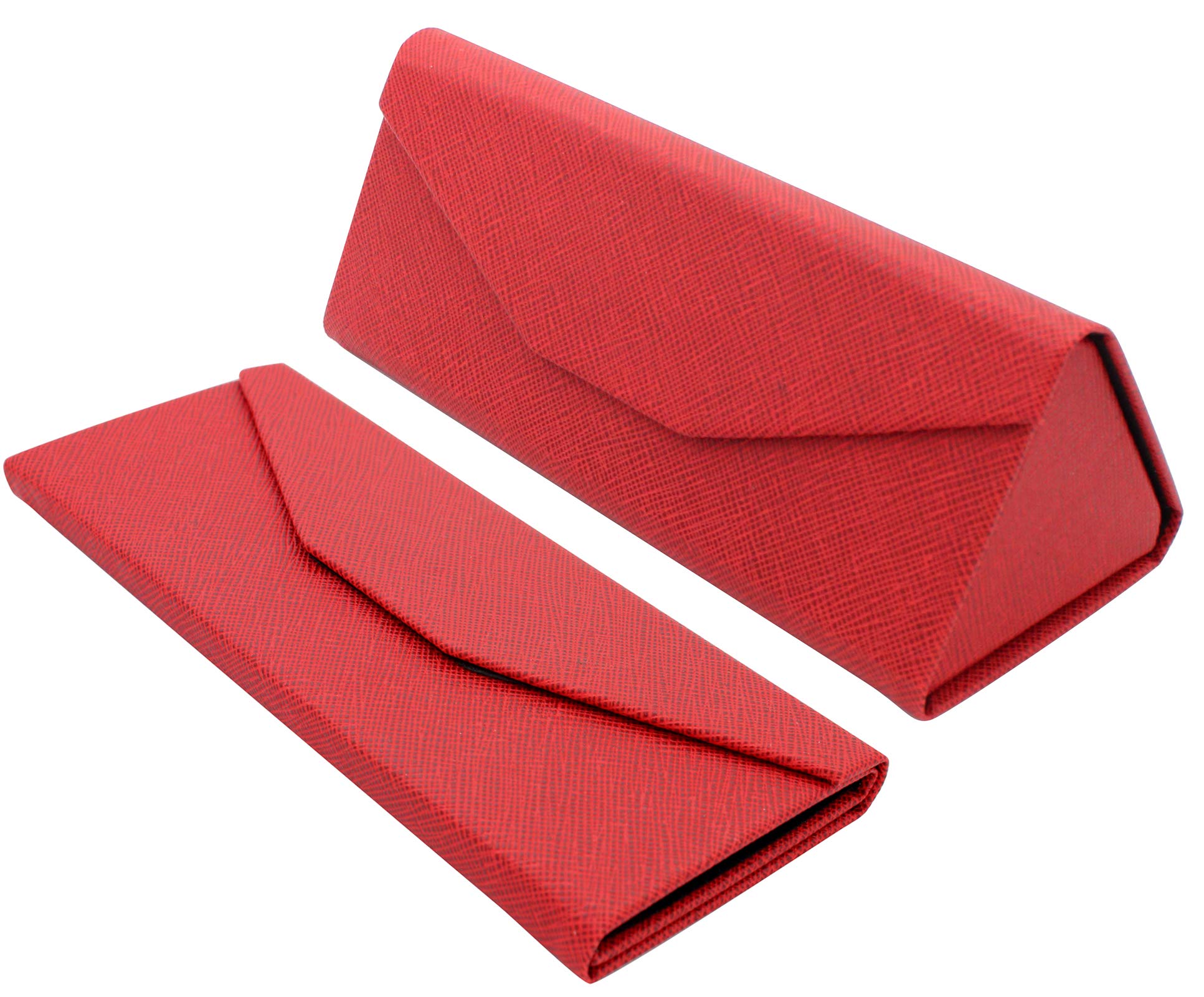 TBOCFunda Plegable Gafas de Sol - Estuche Rígido [Triangular] con [Cierre Magnético] y Forro Interior Bolso Mochila Coche para Guardar Gafas de Ver Lectura Grandes y Pequeñas para Hombre Mujer Niño